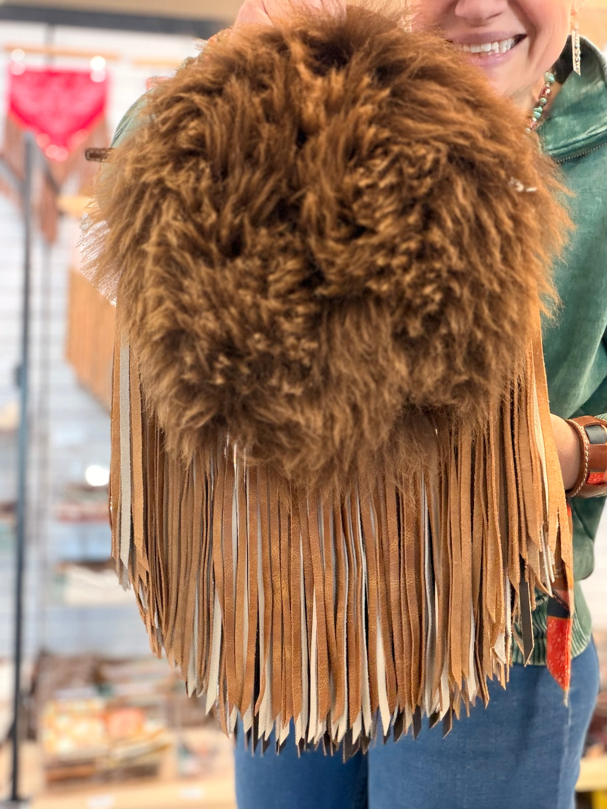 Buffalo Canteen Bag + Fringe
