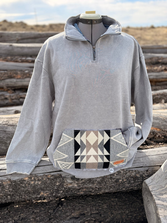 1/4 Zip Sweatshirt - XL