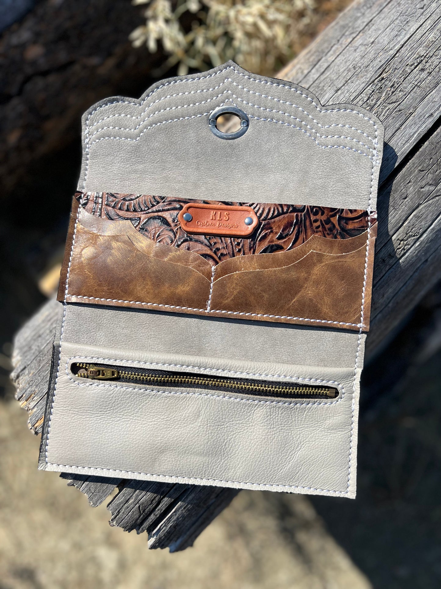 Tri-Fold Leather Wallet