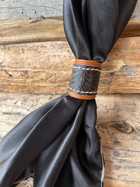 Leather Slide for Wild Rag/Scarf