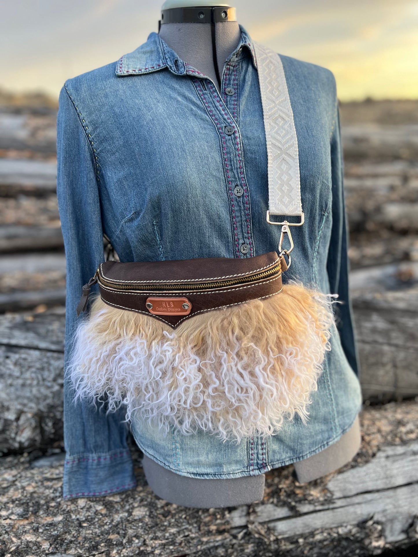 Sling Bag - Tibetan Lamb