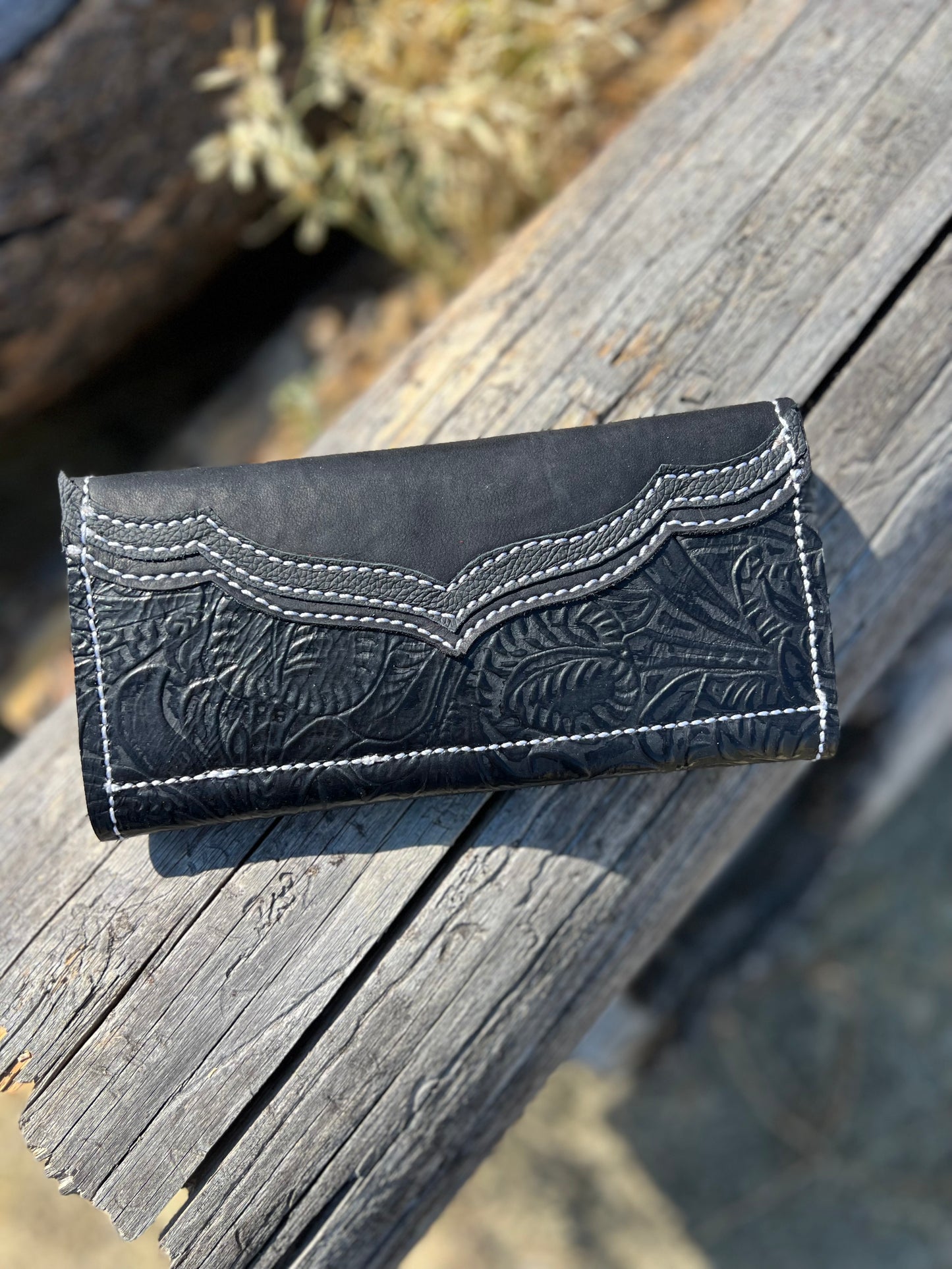 Tri-Fold Leather Wallet