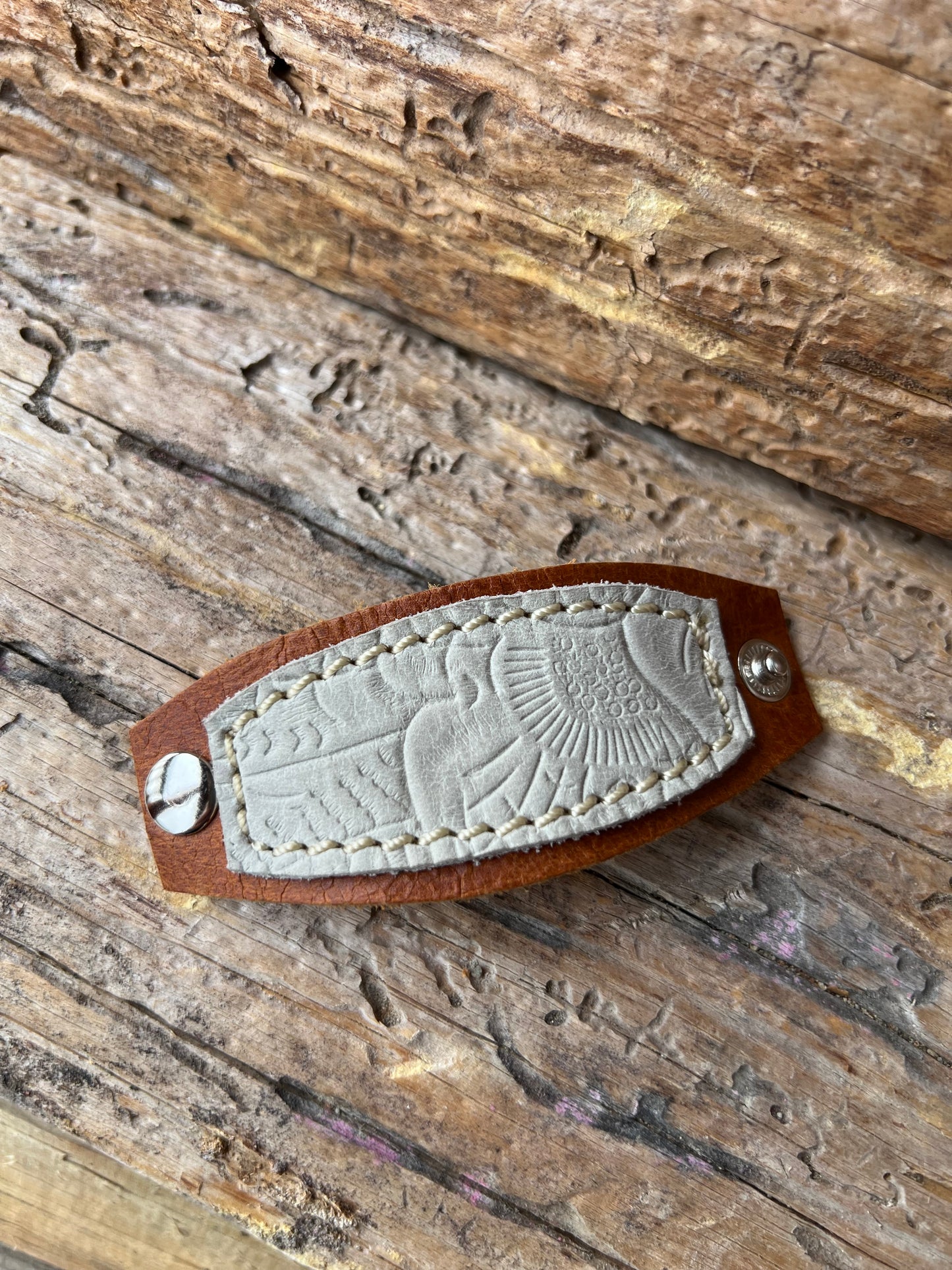 Leather Slide for Wild Rag/Scarf