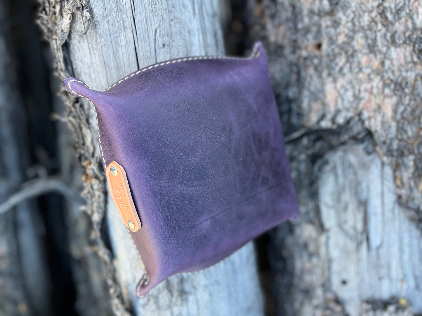 Leather Valet Tray