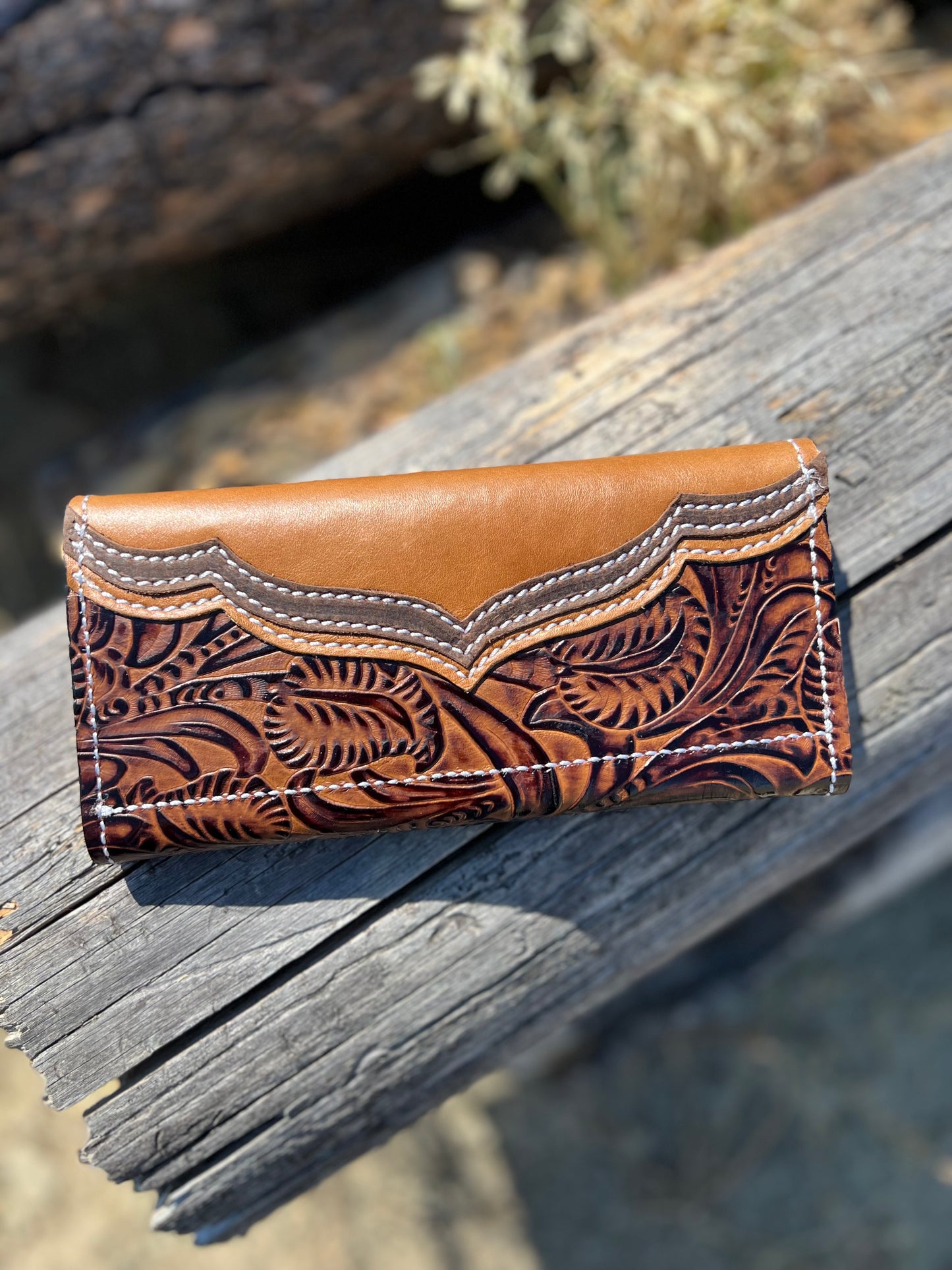 Tri-Fold Leather Wallet