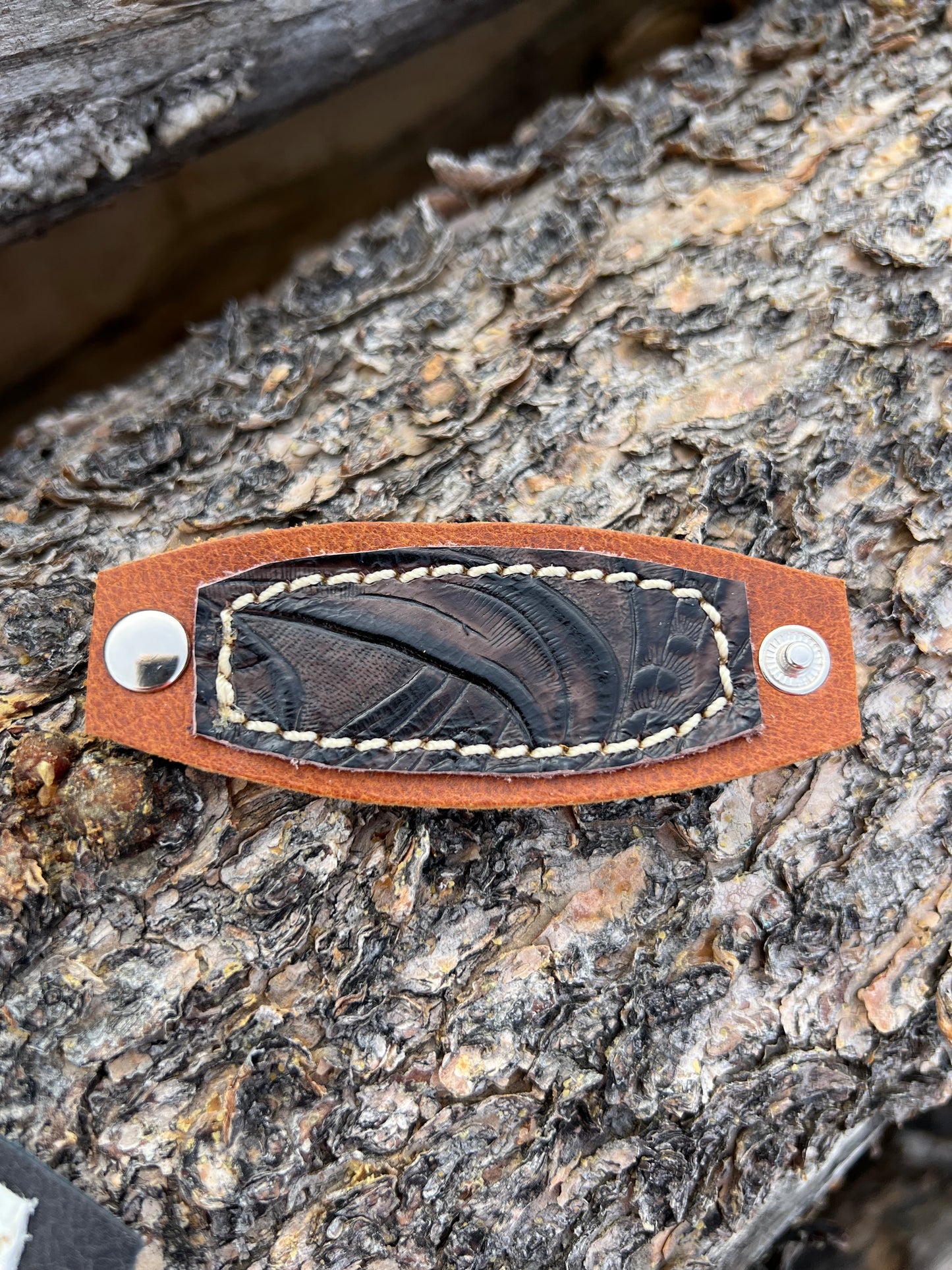 Leather Slide for Wild Rag/Scarf