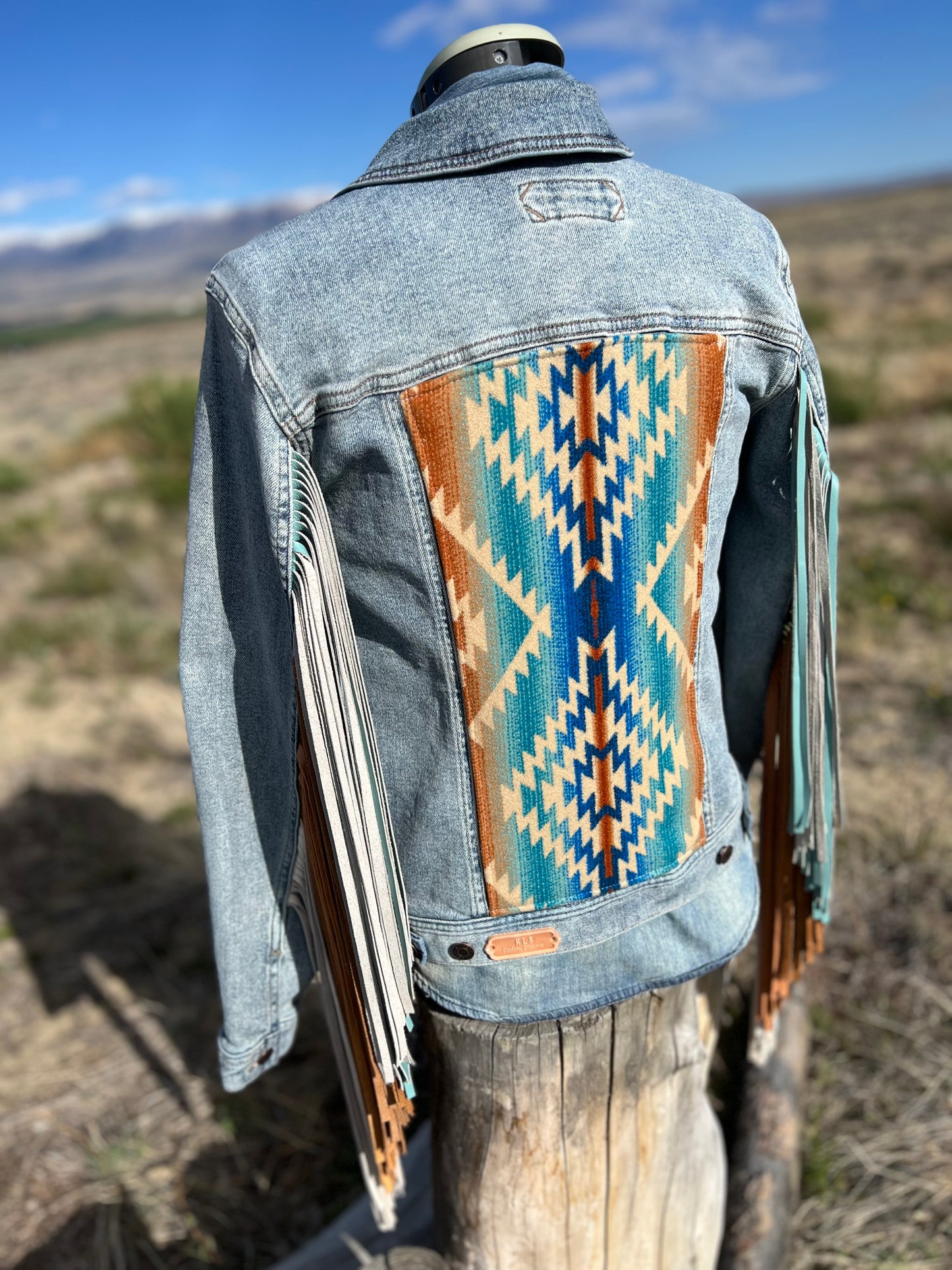 Fringe Jacket with Pendleton ~Ladies S/M