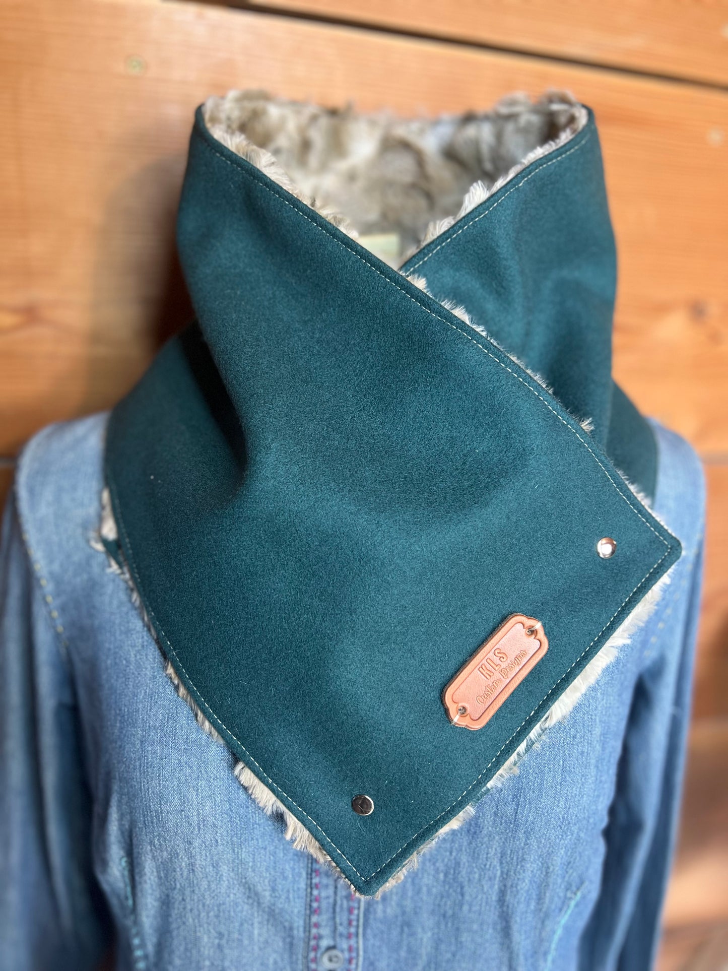 Neck Cowl - Teal