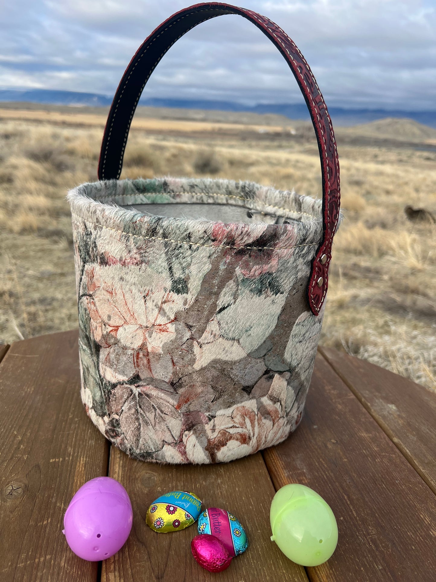 Leather Basket - Full Size