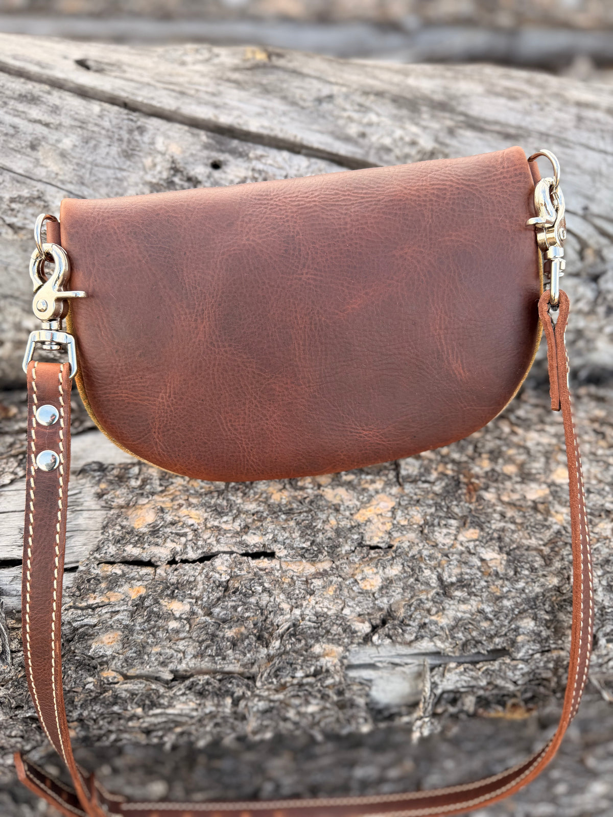 Sling Bag - *Special Edition* Pendleton Plaid - Bison Leather + Leather Strap