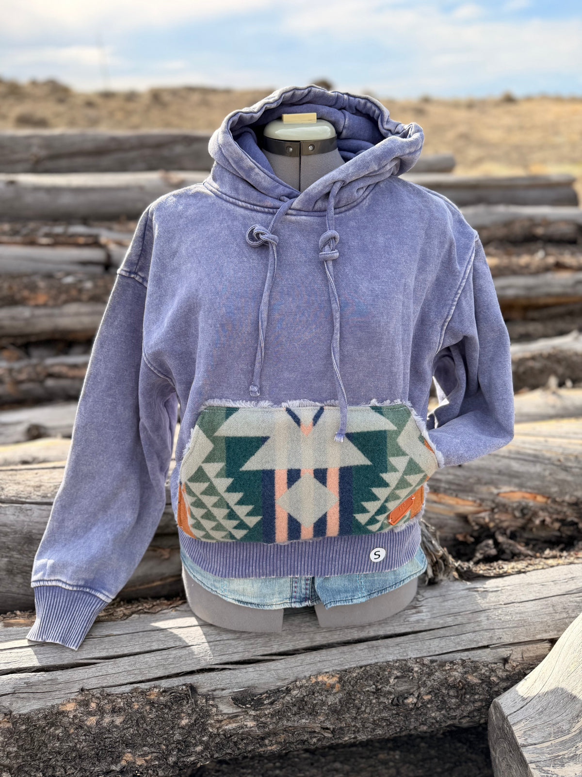CROP Hoodie Sweatshirt - Small
