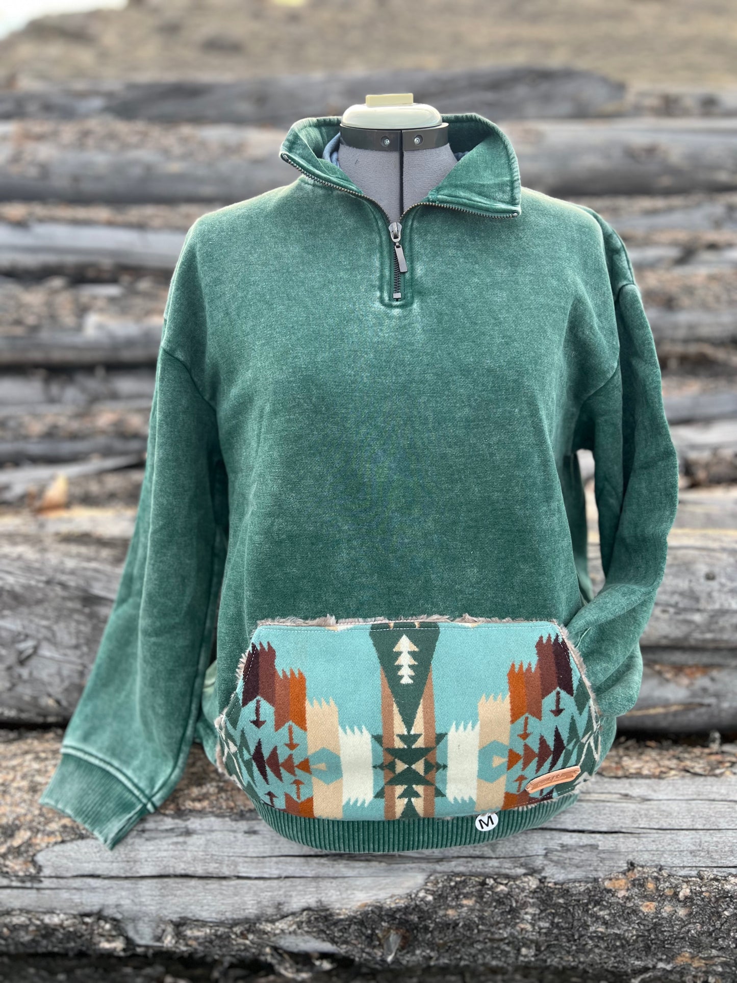 1/4 Zip Sweatshirt - Medium