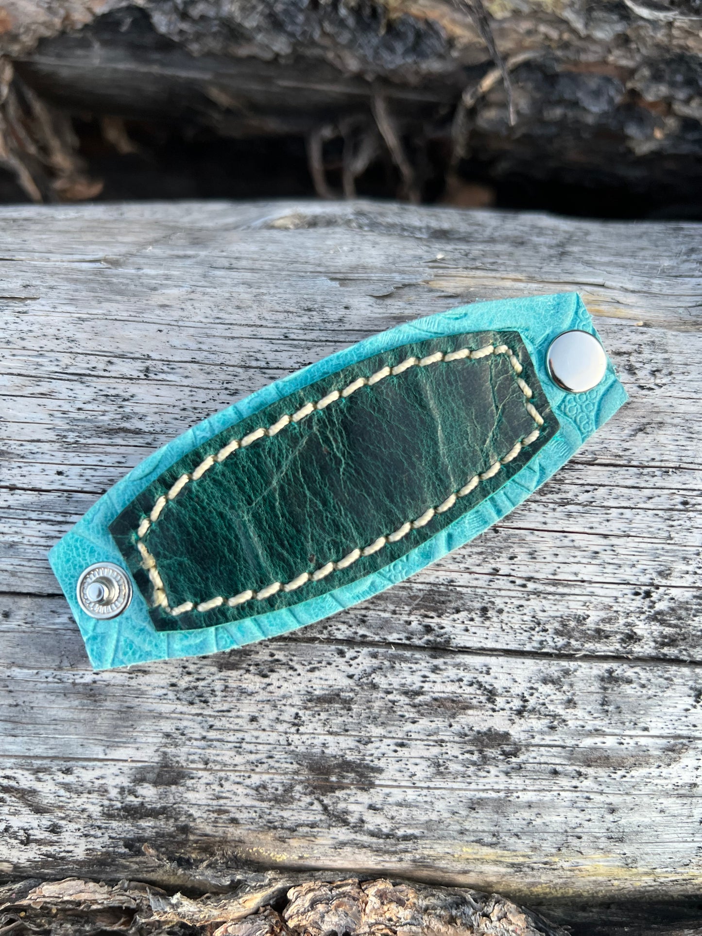 Leather Slide for Wild Rag/Scarf