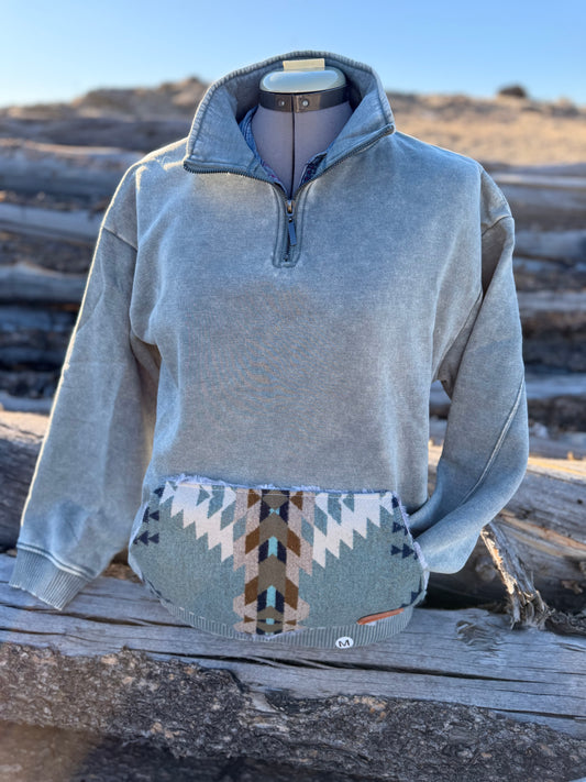 1/4 Zip Sweatshirt - Medium