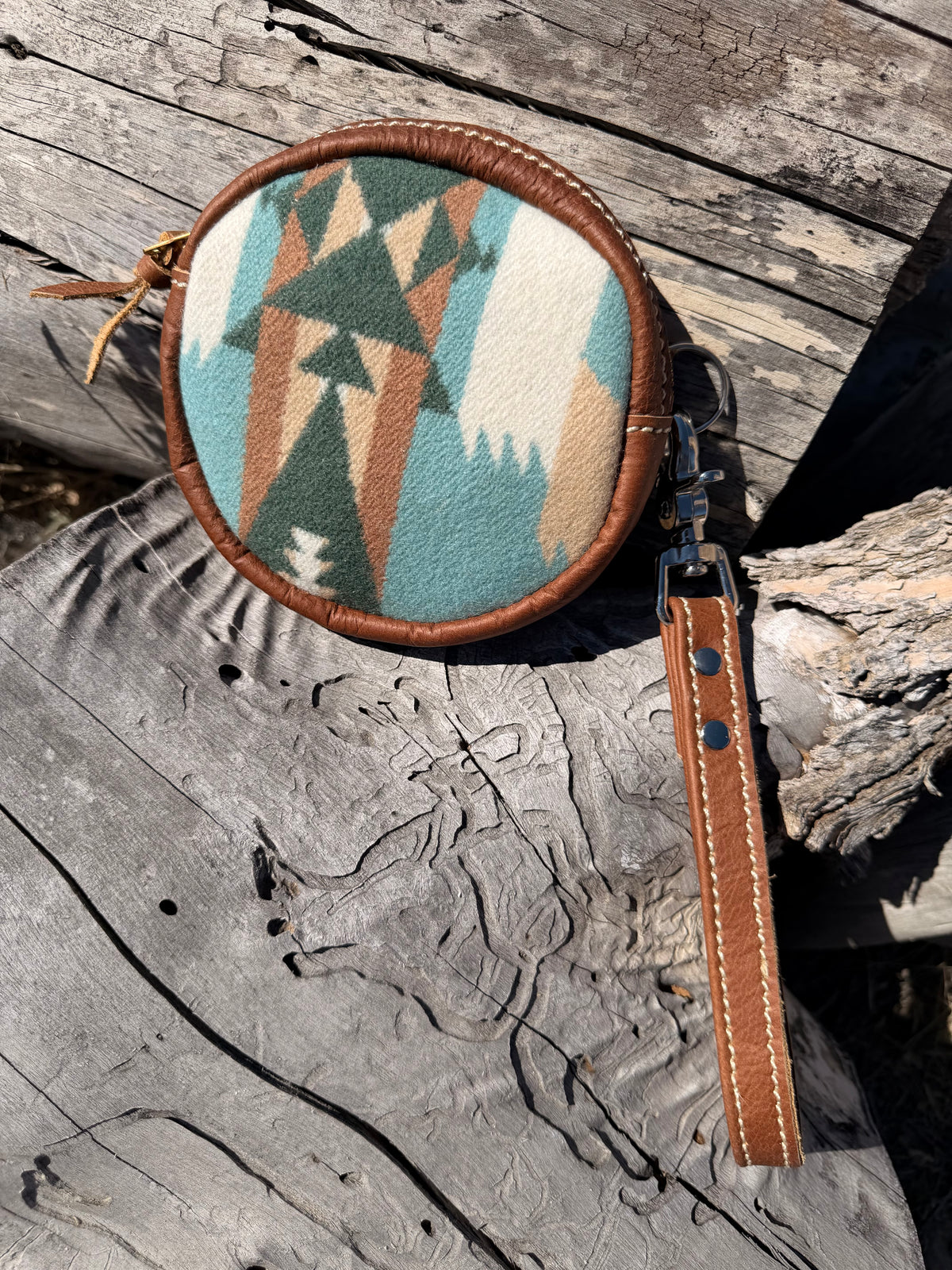 Mini Round Wristlet