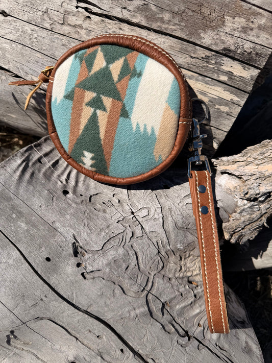 Mini Round Wristlet