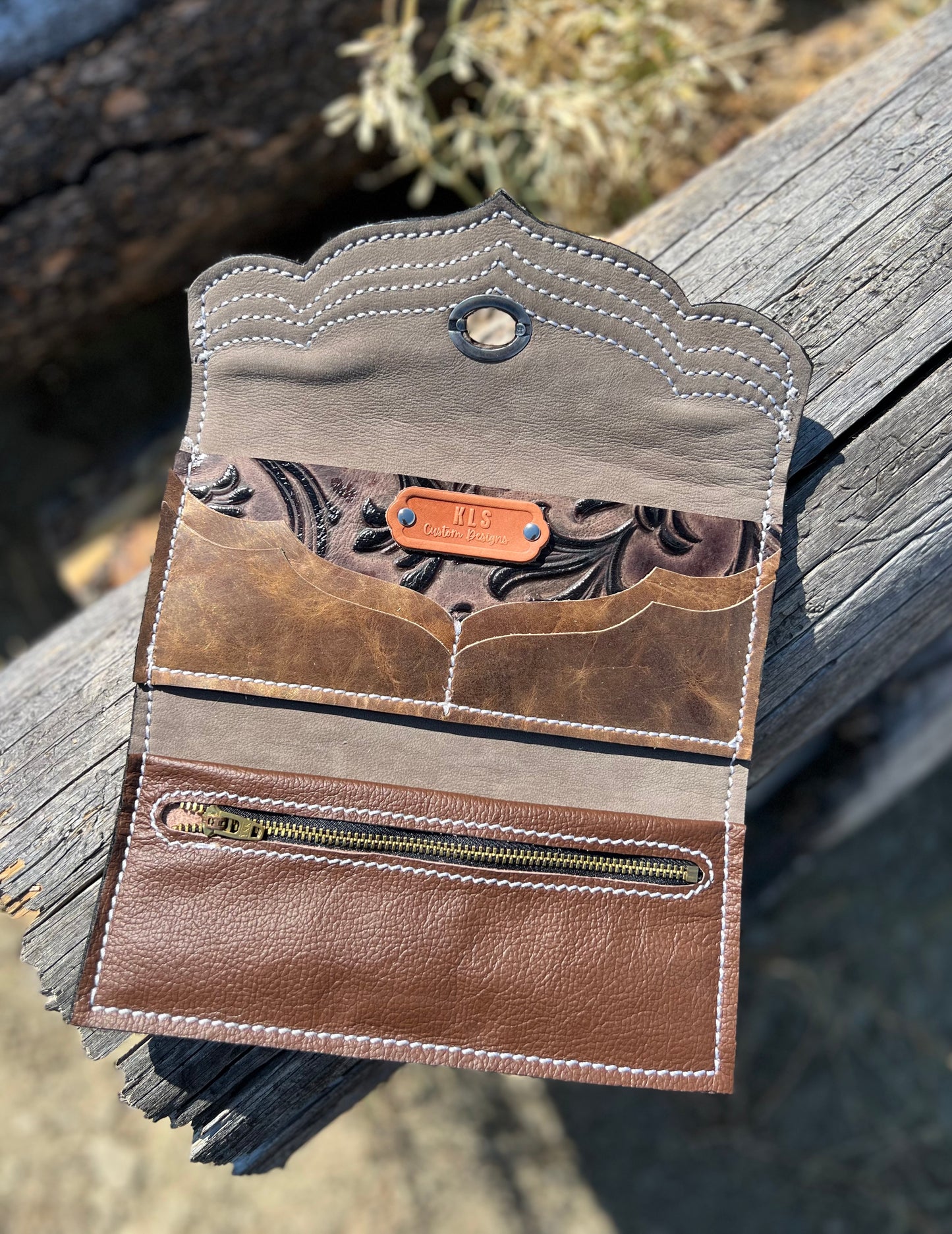 Tri-Fold Leather Wallet