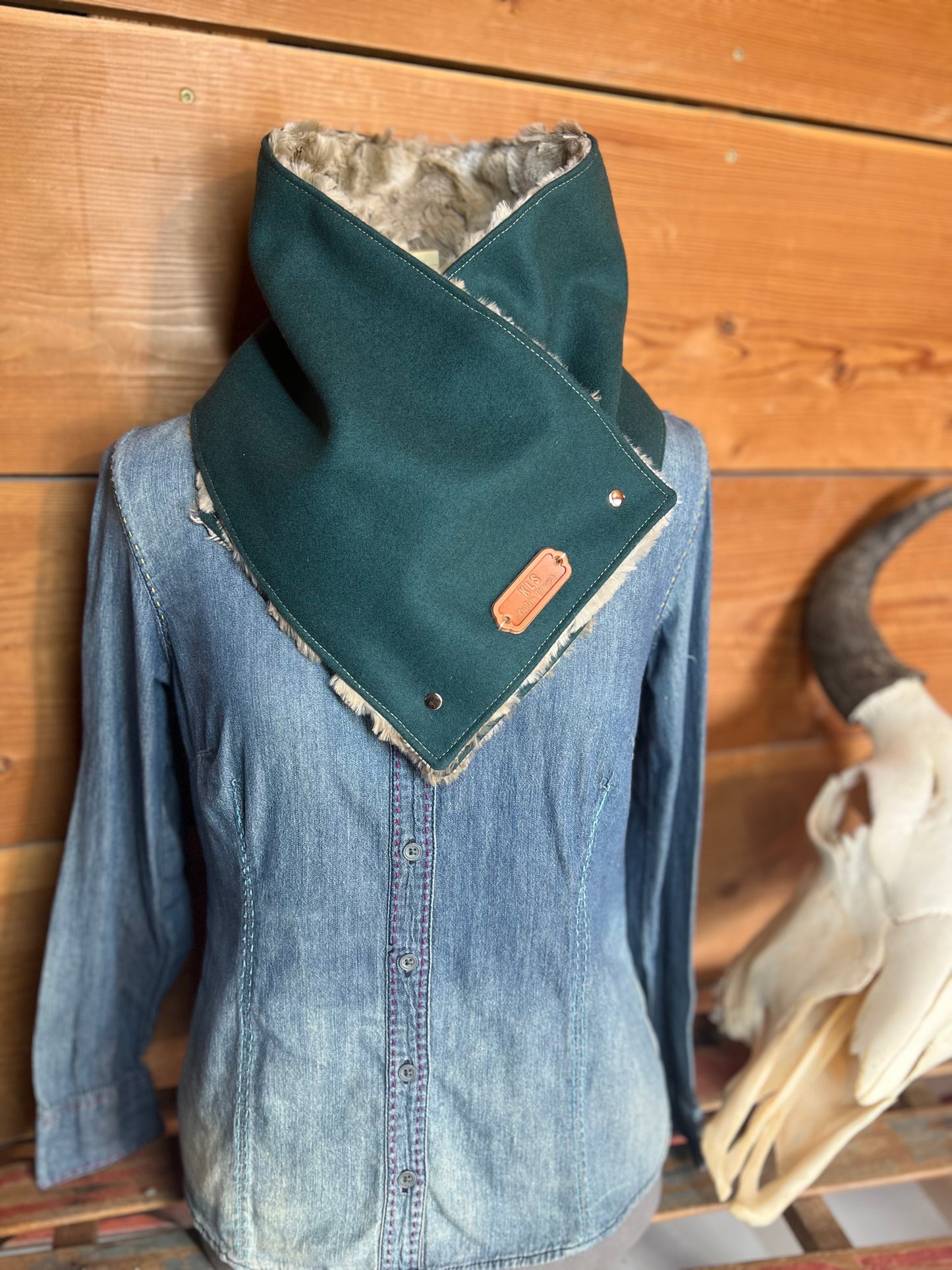 Neck Cowl - Teal