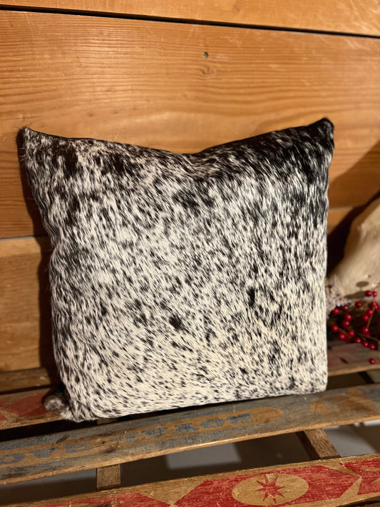 18x18 Hair on Hide Pillow Cover