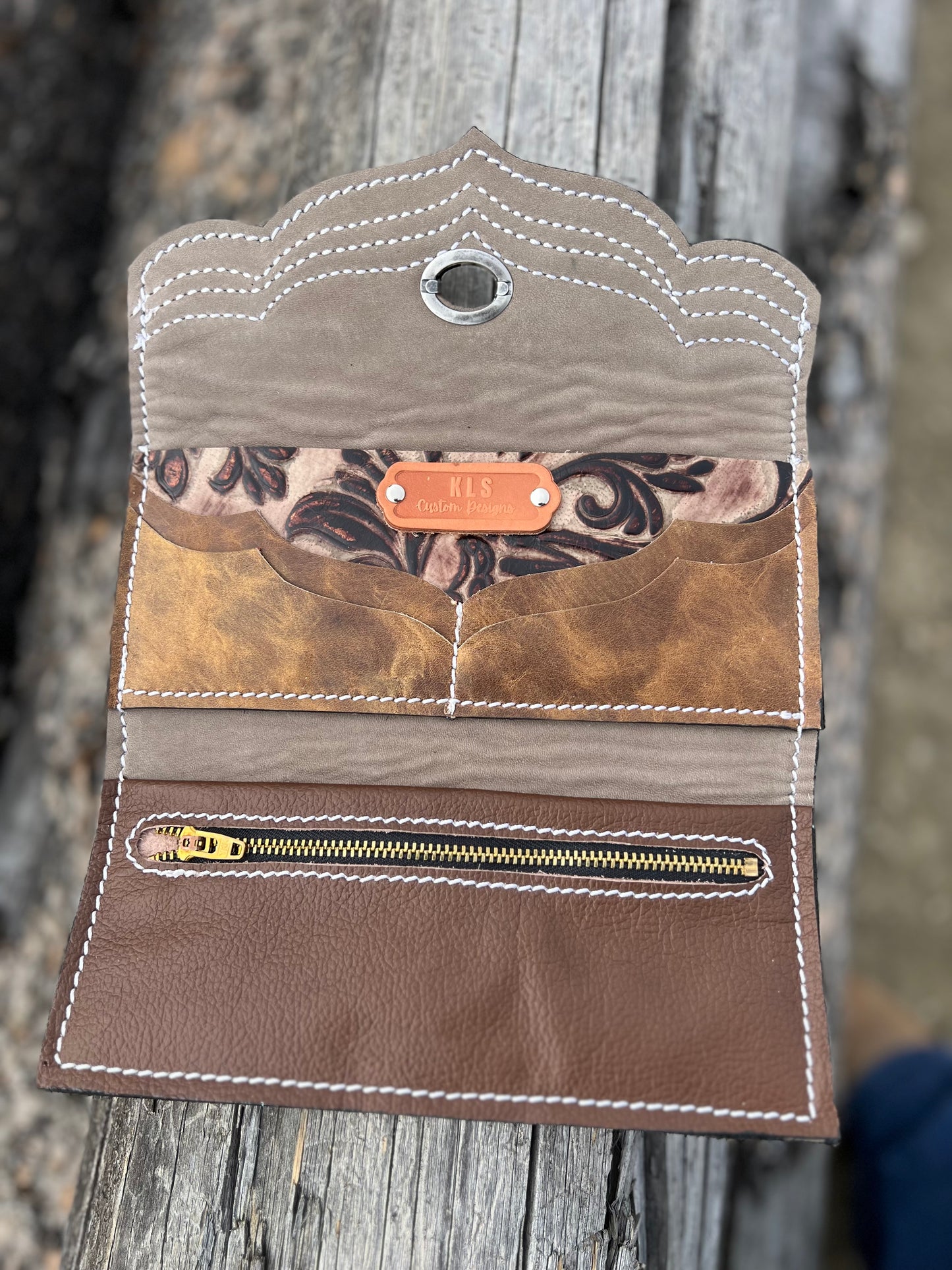 Tri-Fold Leather Wallet