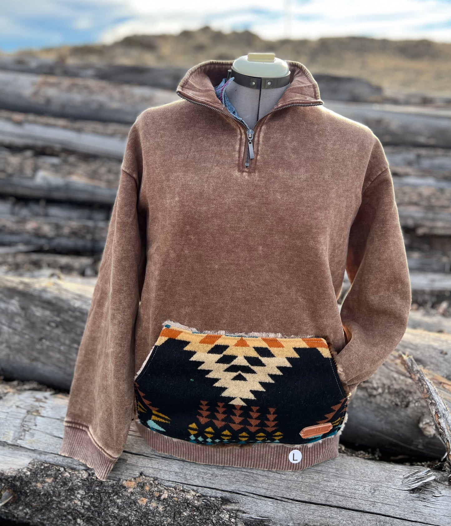 1/4 Zip Sweatshirt - Large