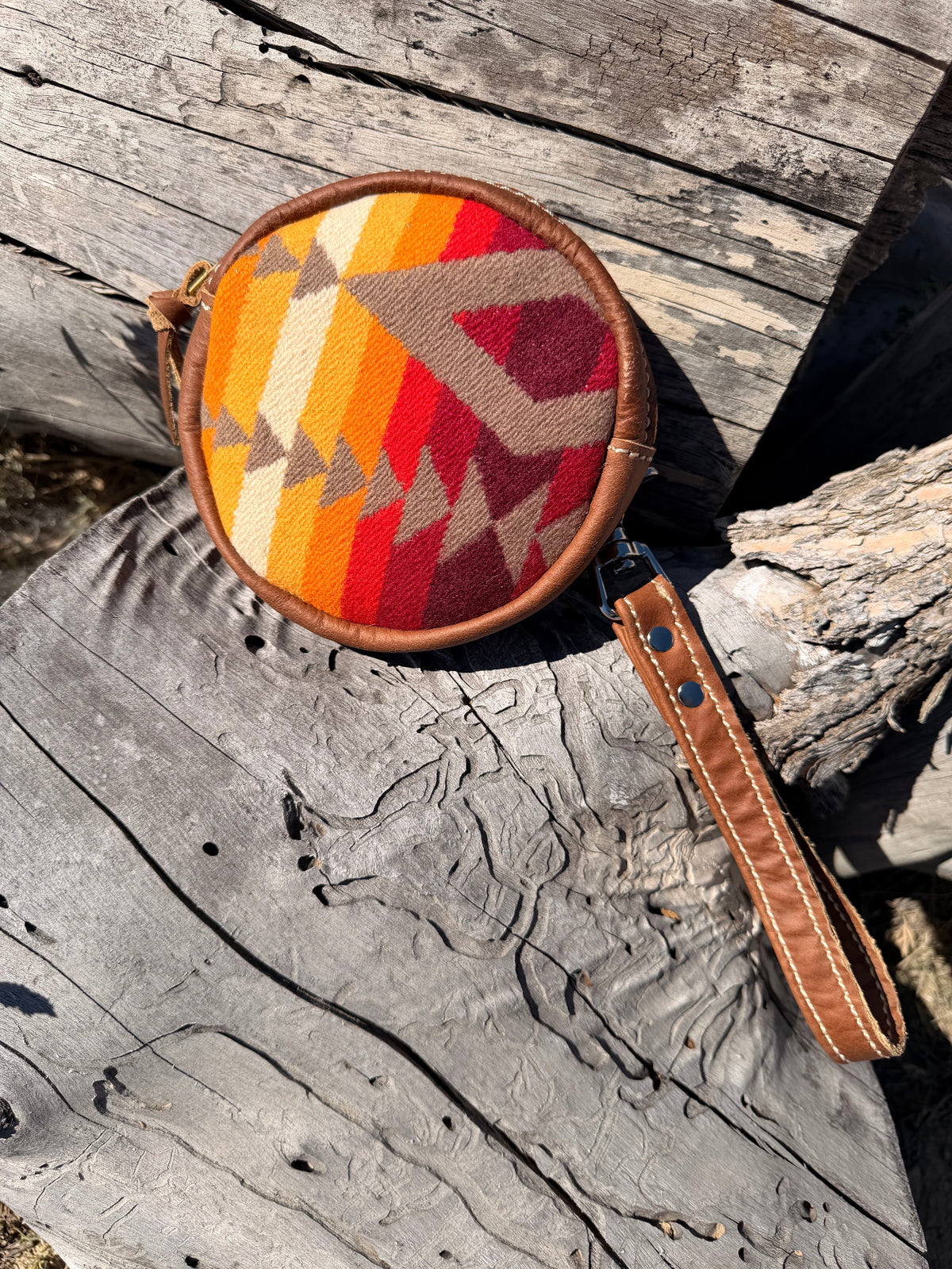 Mini Round Wristlet