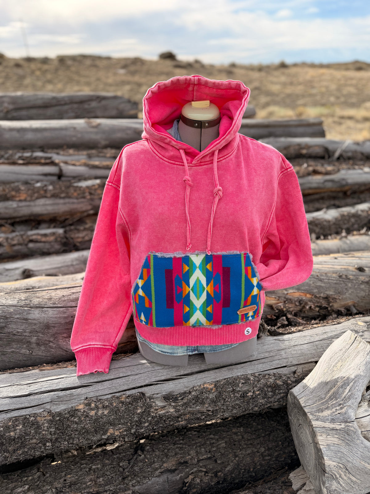 CROP Hoodie Sweatshirt - Small