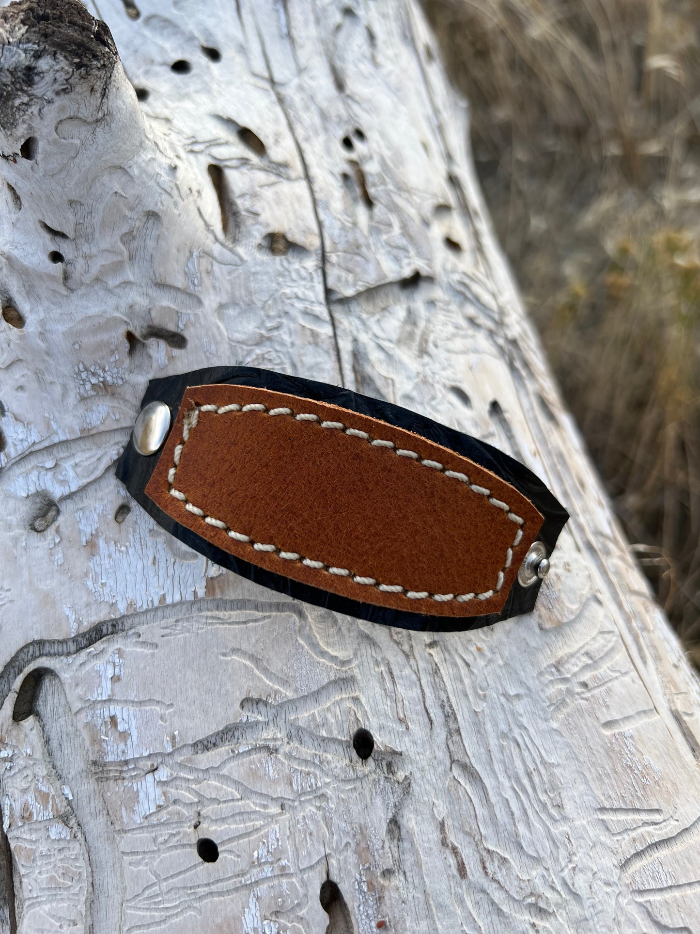 Leather Slide for Wild Rag/Scarf