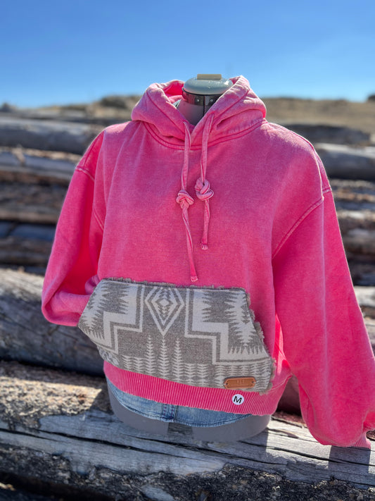 CROP Hoodie Sweatshirt - Medium