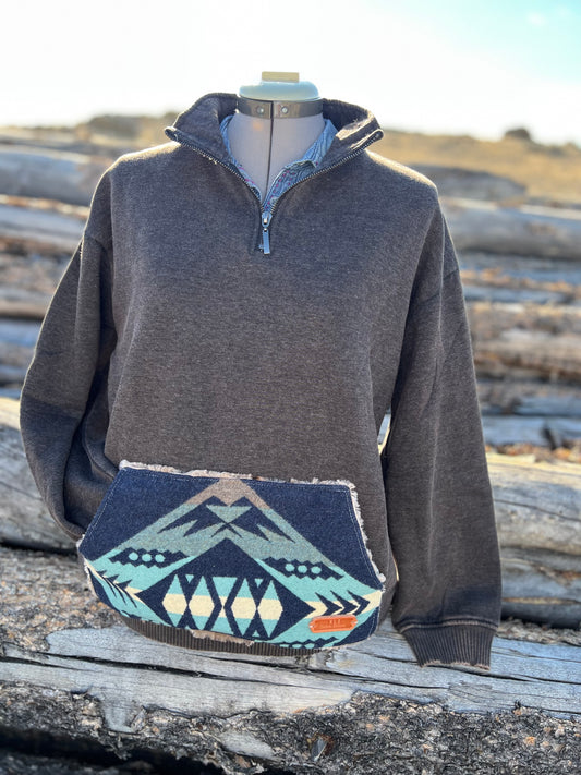 1/4 Zip Sweatshirt - Large
