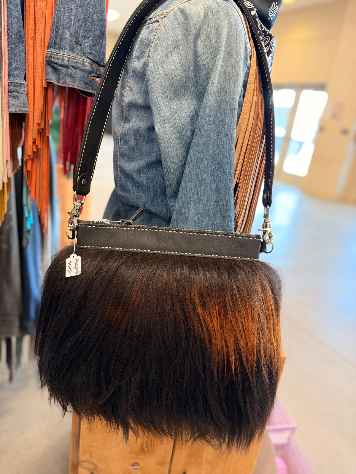 Mongolian Sheep Shoulder Bag