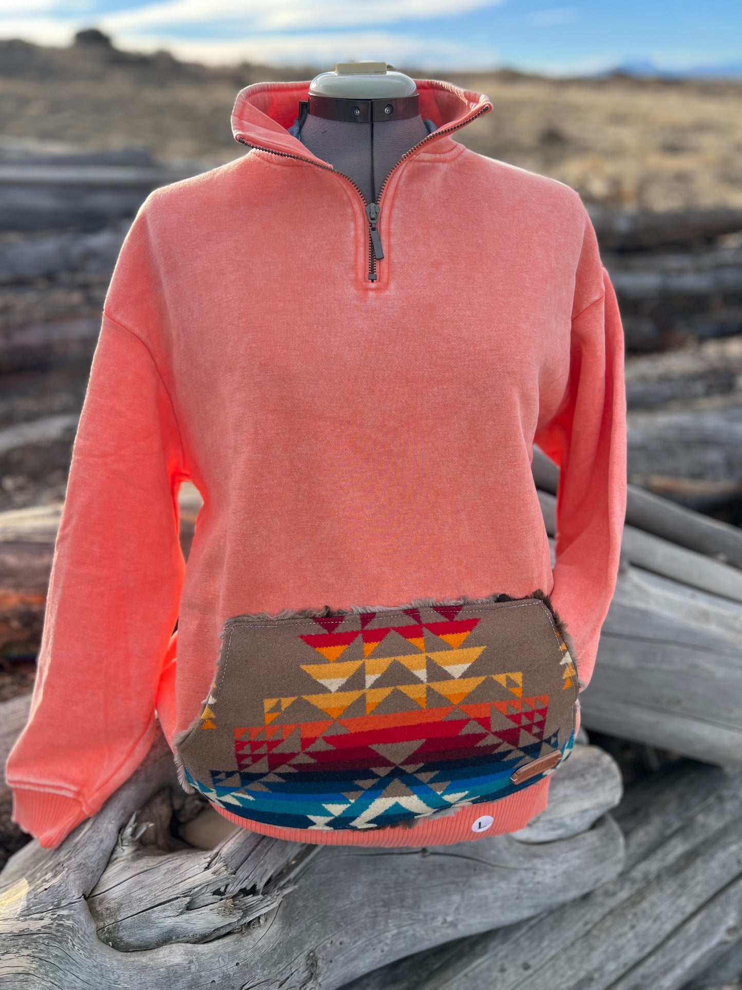 1/4 Zip Sweatshirt - Large