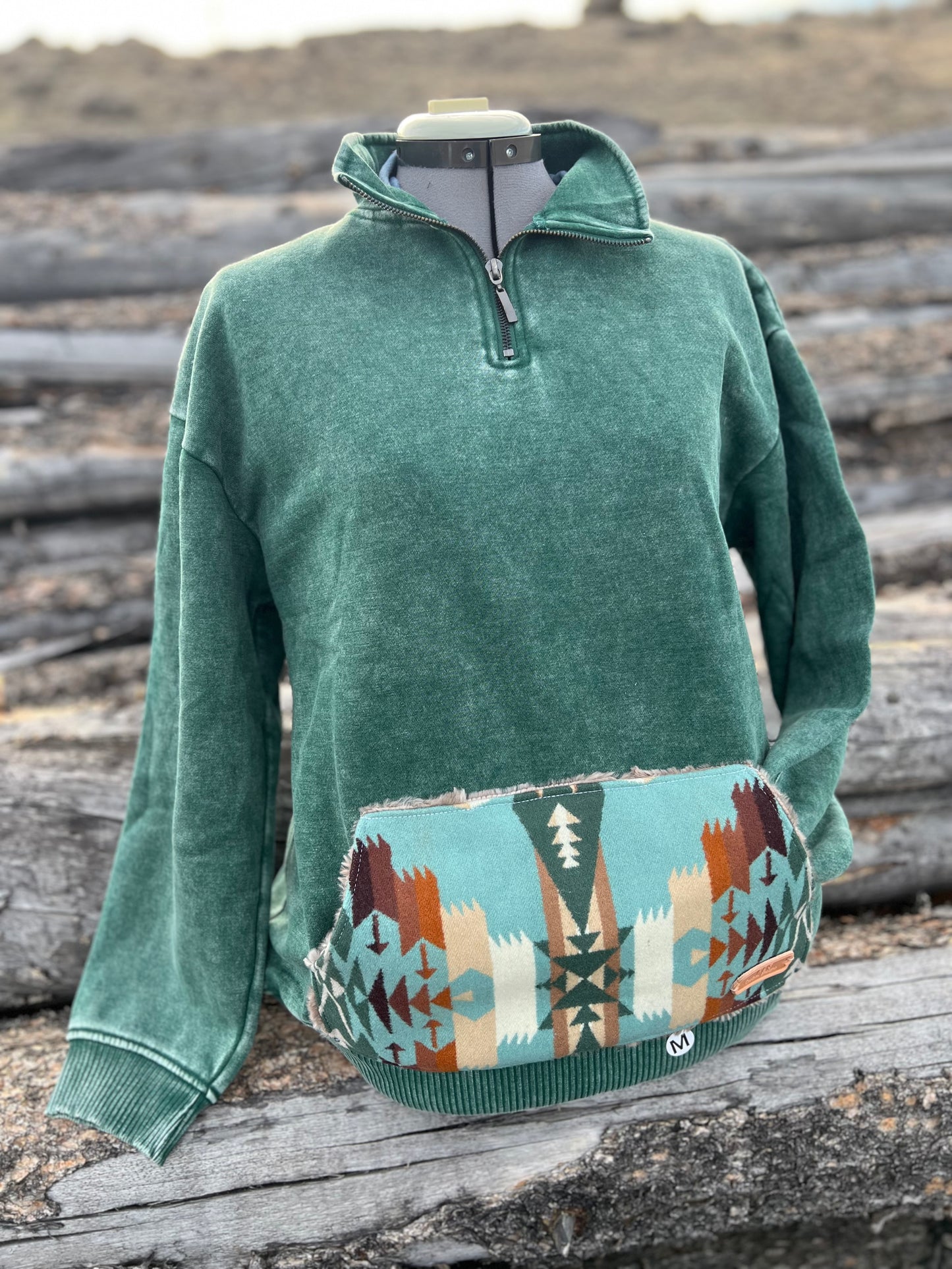 1/4 Zip Sweatshirt - Medium