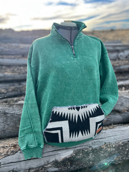 1/4 Zip Sweatshirt - Medium