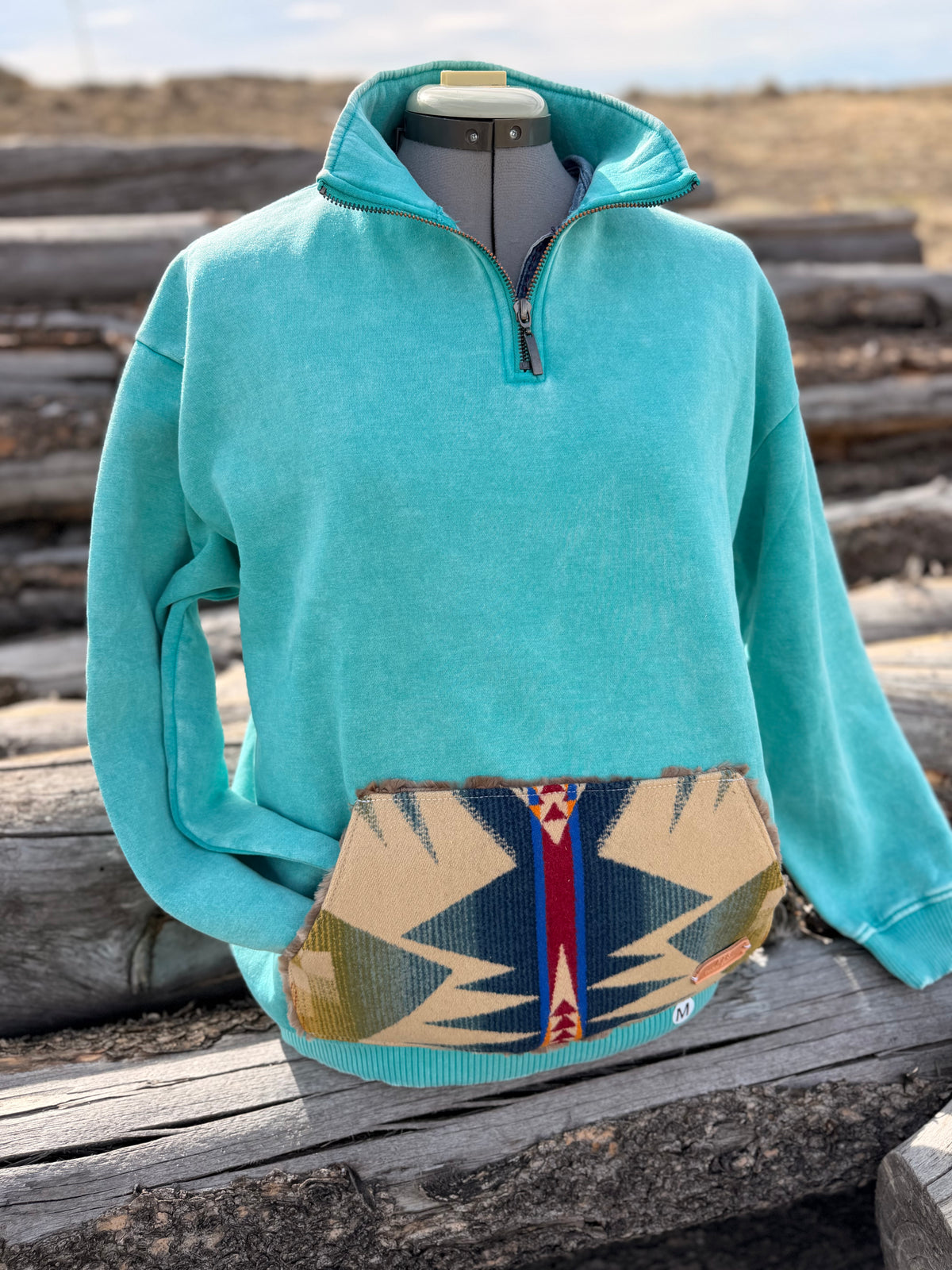 1/4 Zip Sweatshirt - Medium