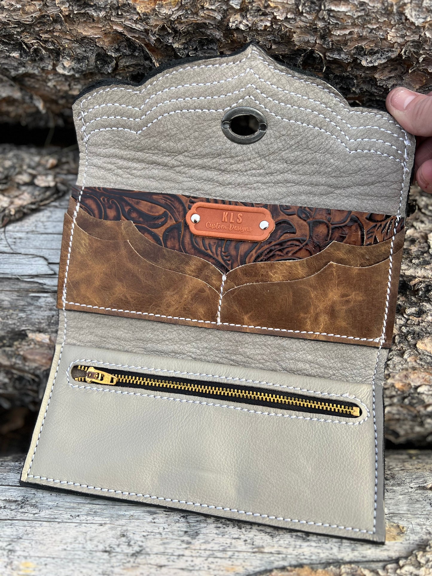 Tri-Fold Leather Wallet