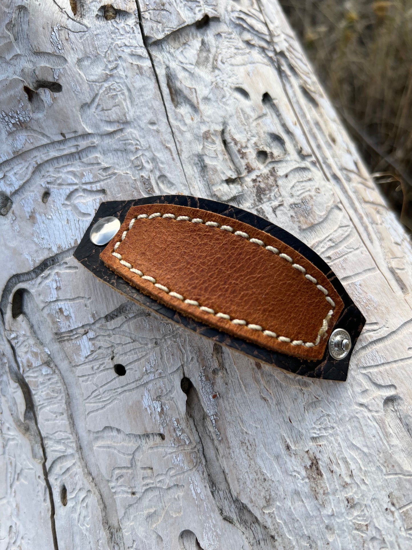 Leather Slide for Wild Rag/Scarf