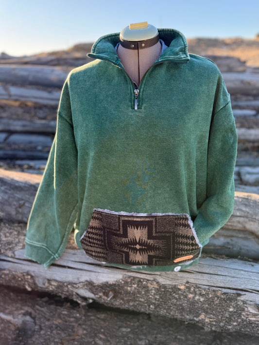 1/4 Zip Sweatshirt - Large