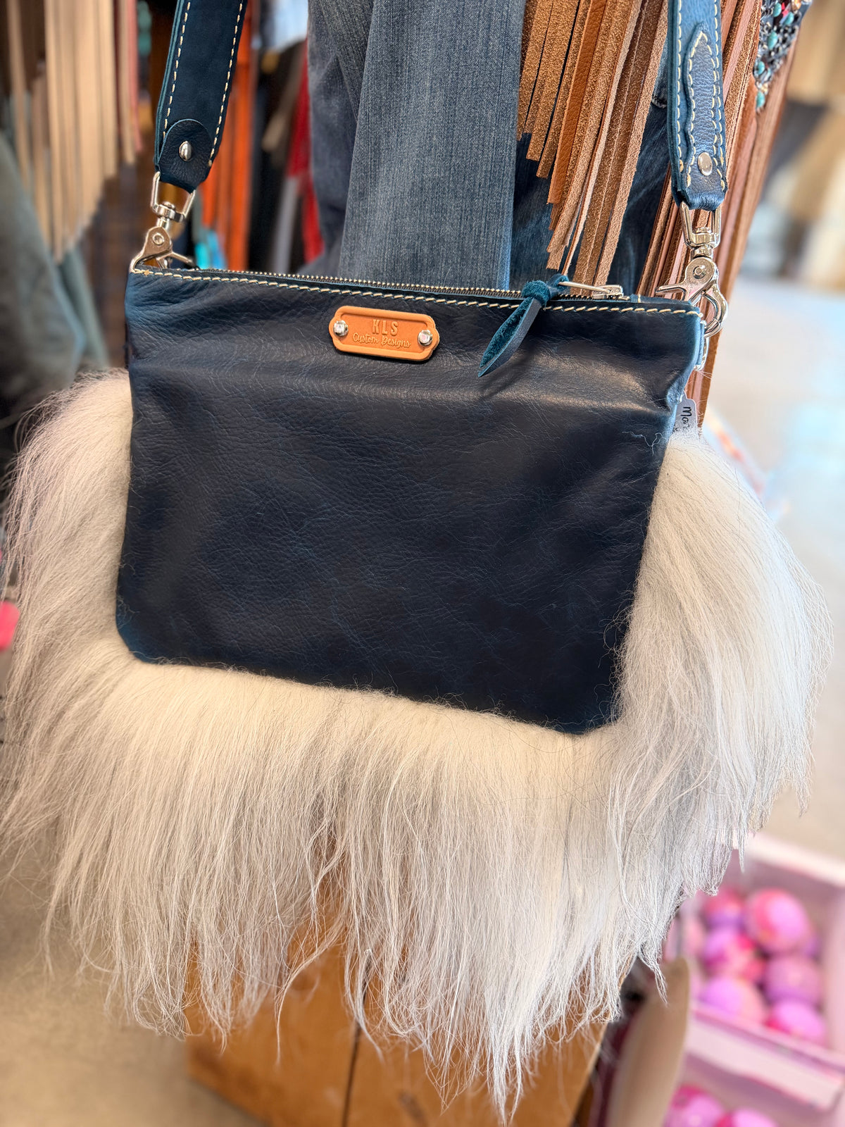 Mongolian Sheep Shoulder Bag