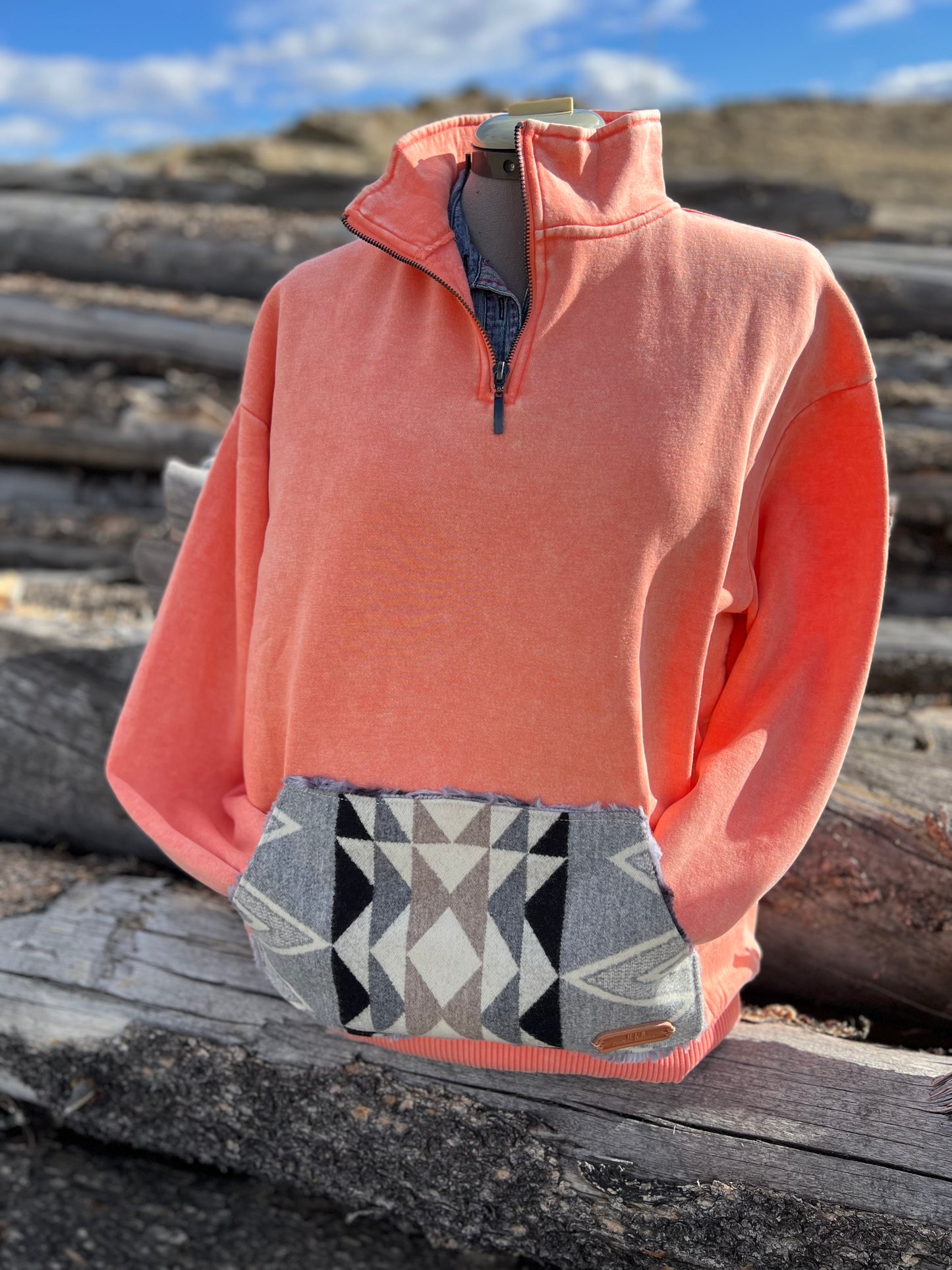 1/4 Zip Sweatshirt - Large