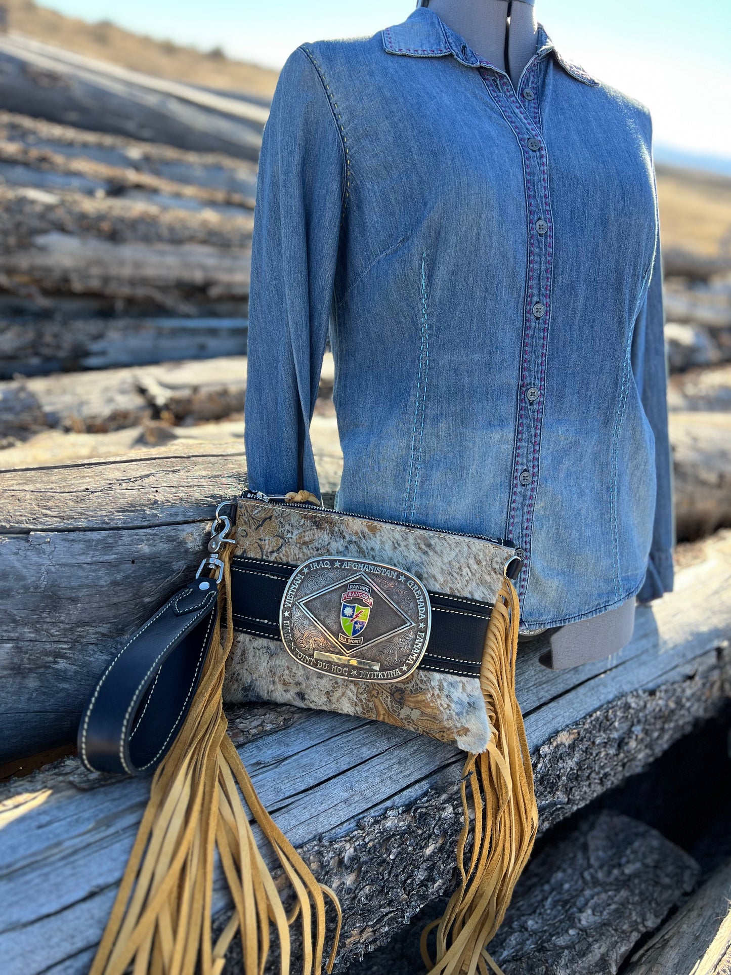 Buckle Bag + Wristlet