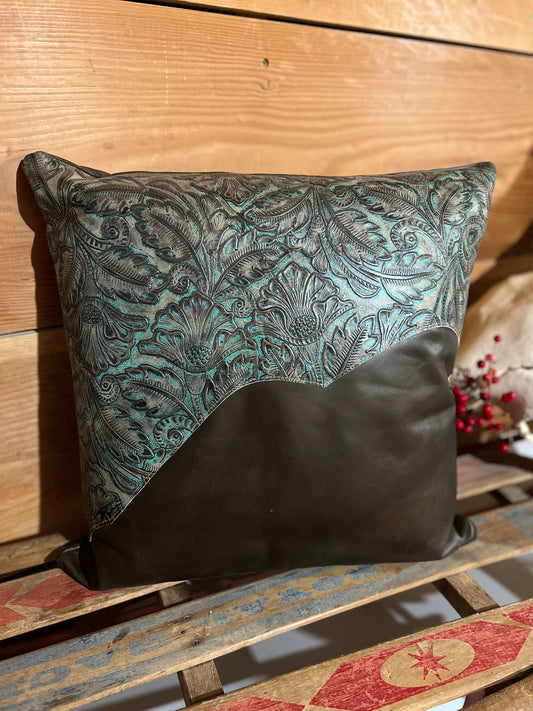 18x18 Leather Pillow Cover