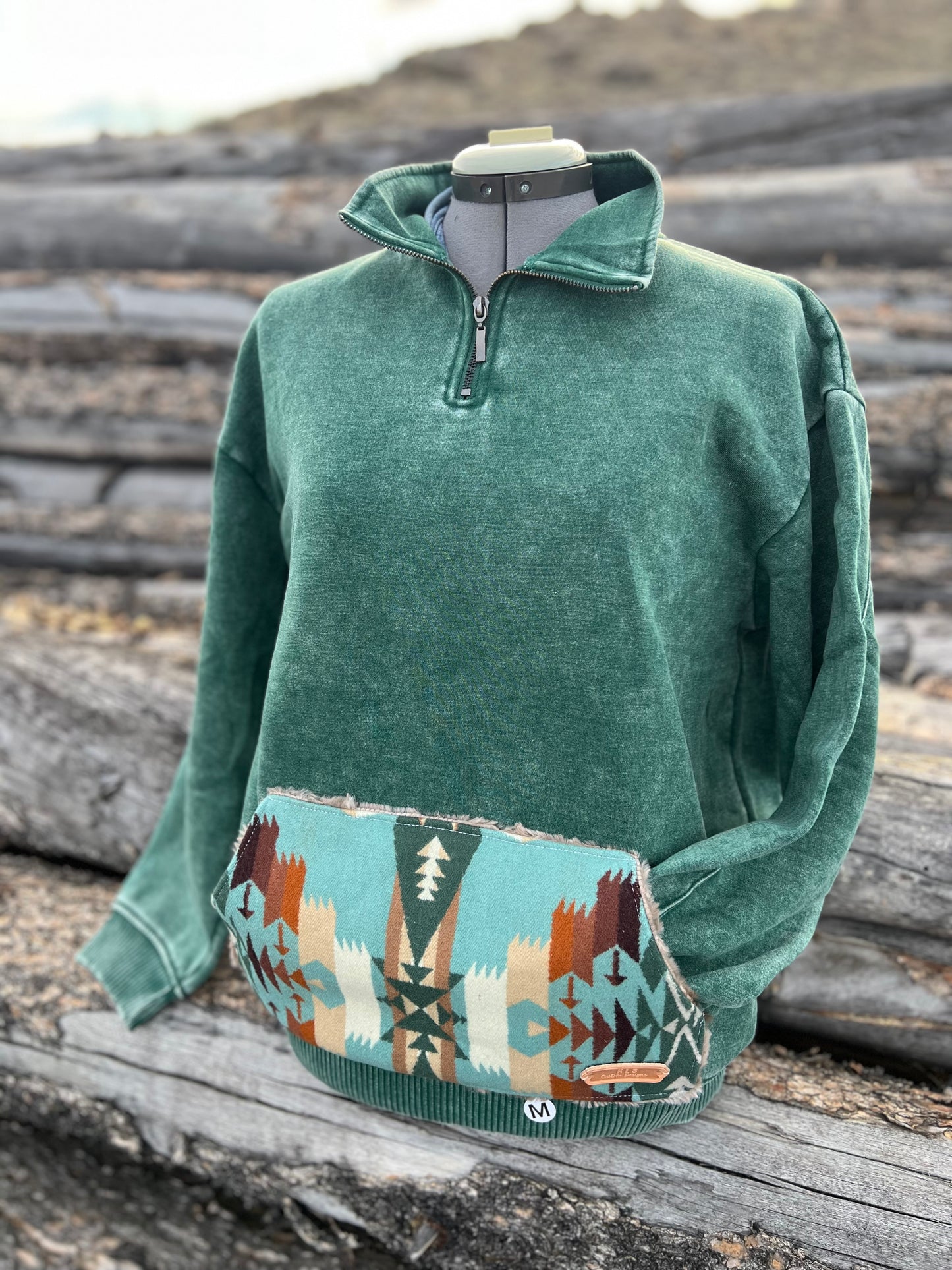 1/4 Zip Sweatshirt - Medium