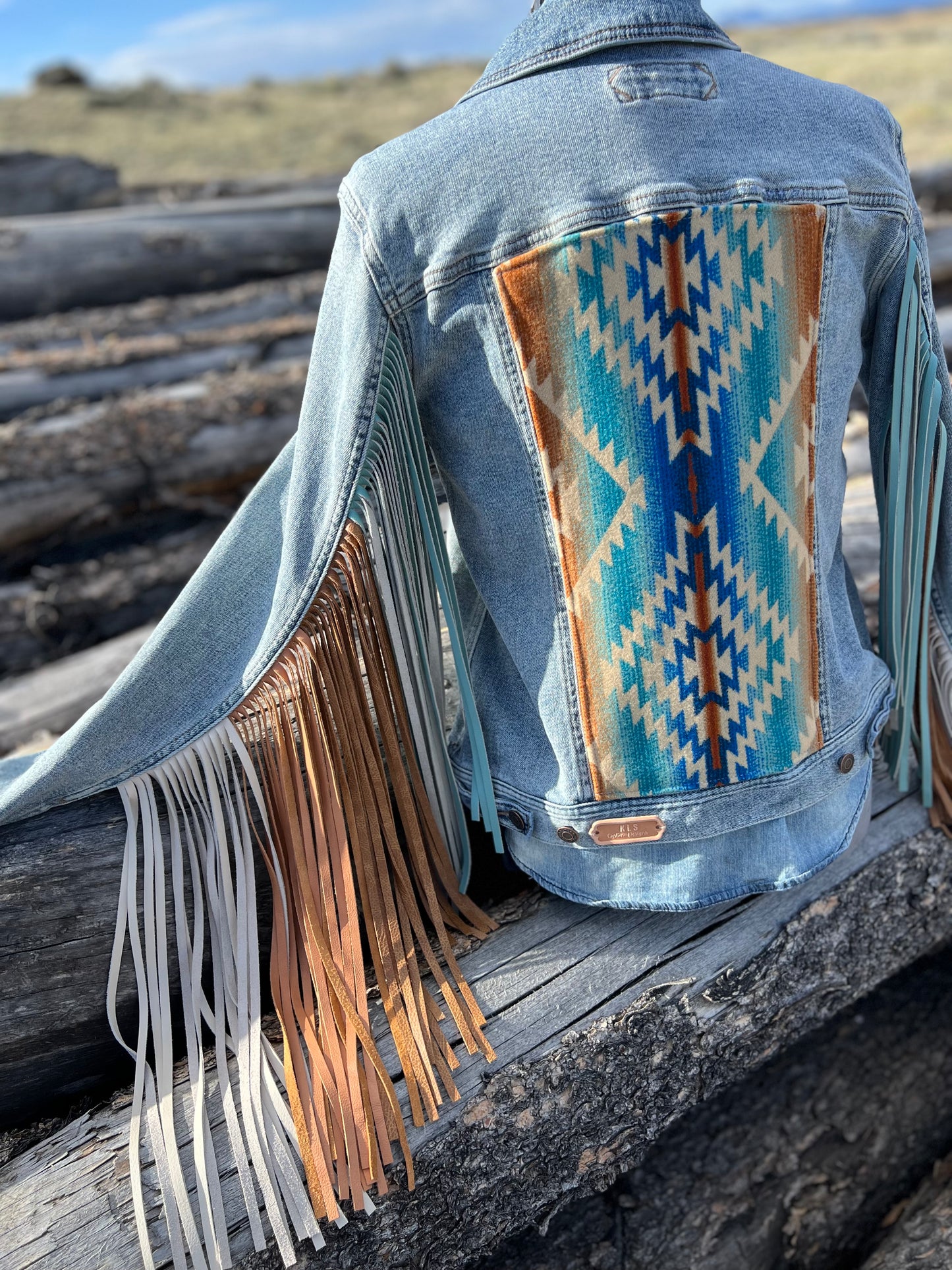 Fringe Jacket with Pendleton ~Ladies S/M