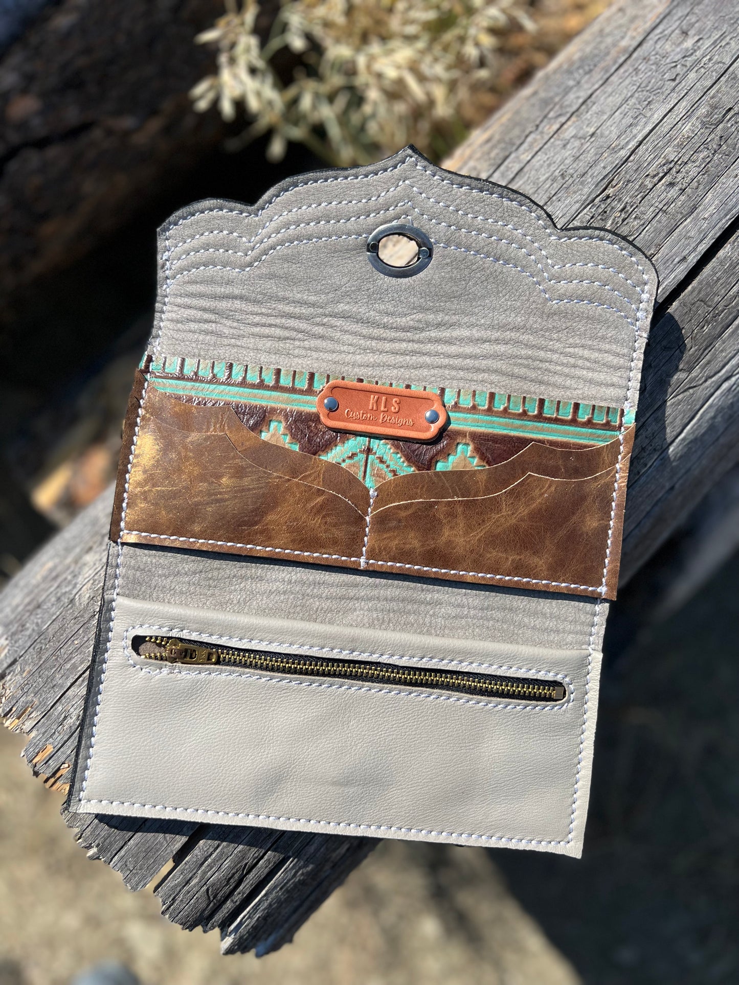 Tri-Fold Leather Wallet