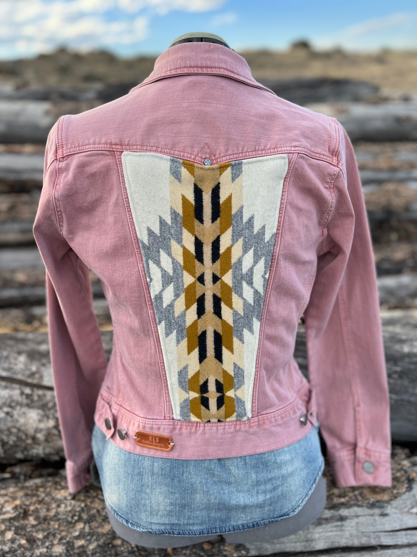 Pink Jacket with Pendleton ~Ladies XS