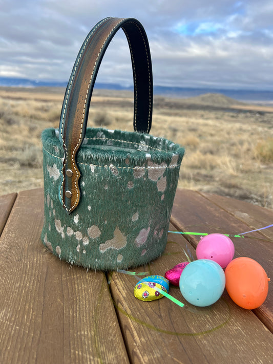 Leather Basket - Mini Size