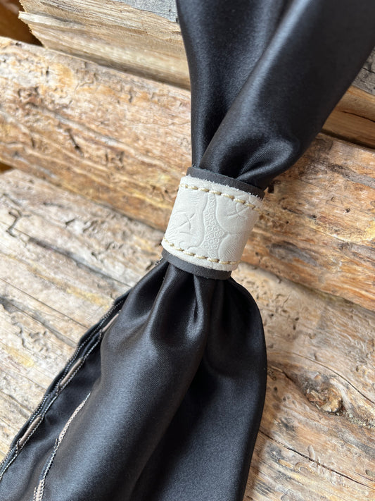 Leather Slide for Wild Rag/Scarf