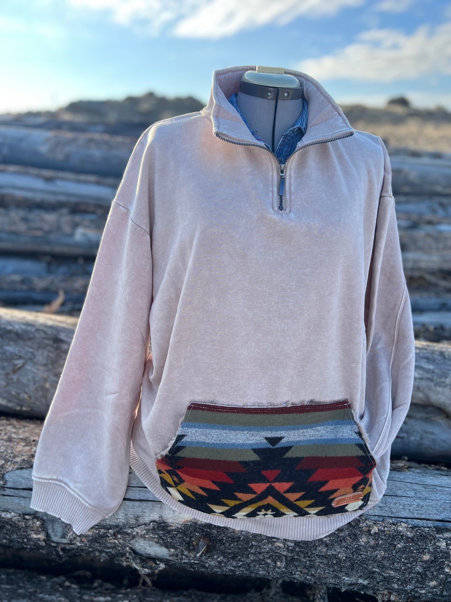 1/4 Zip Sweatshirt - 3x