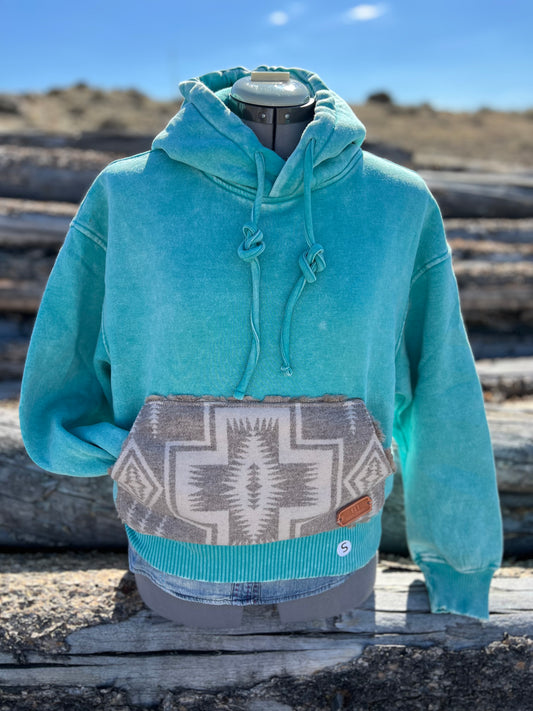 CROP Hoodie Sweatshirt - Small